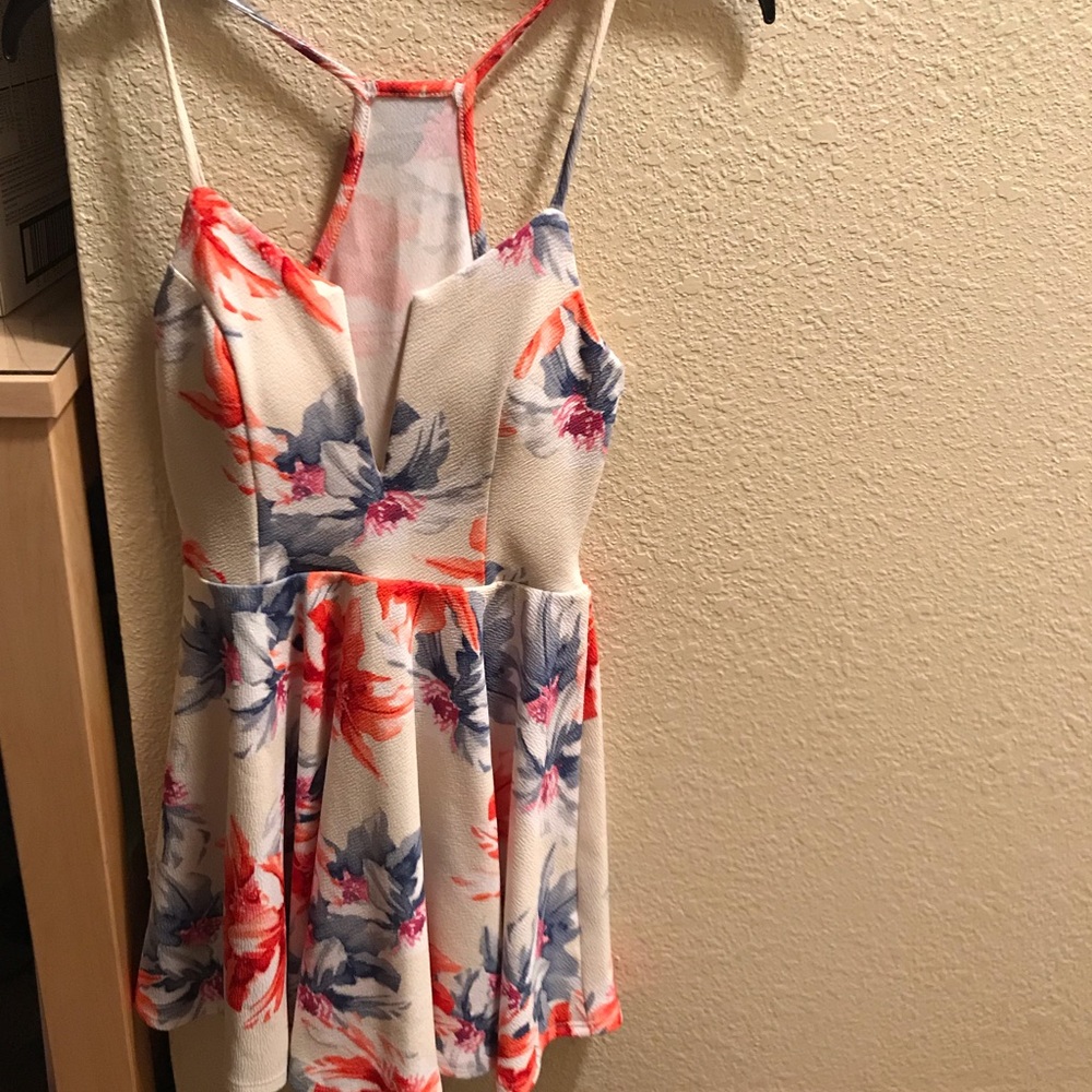 Flirty floral dress
